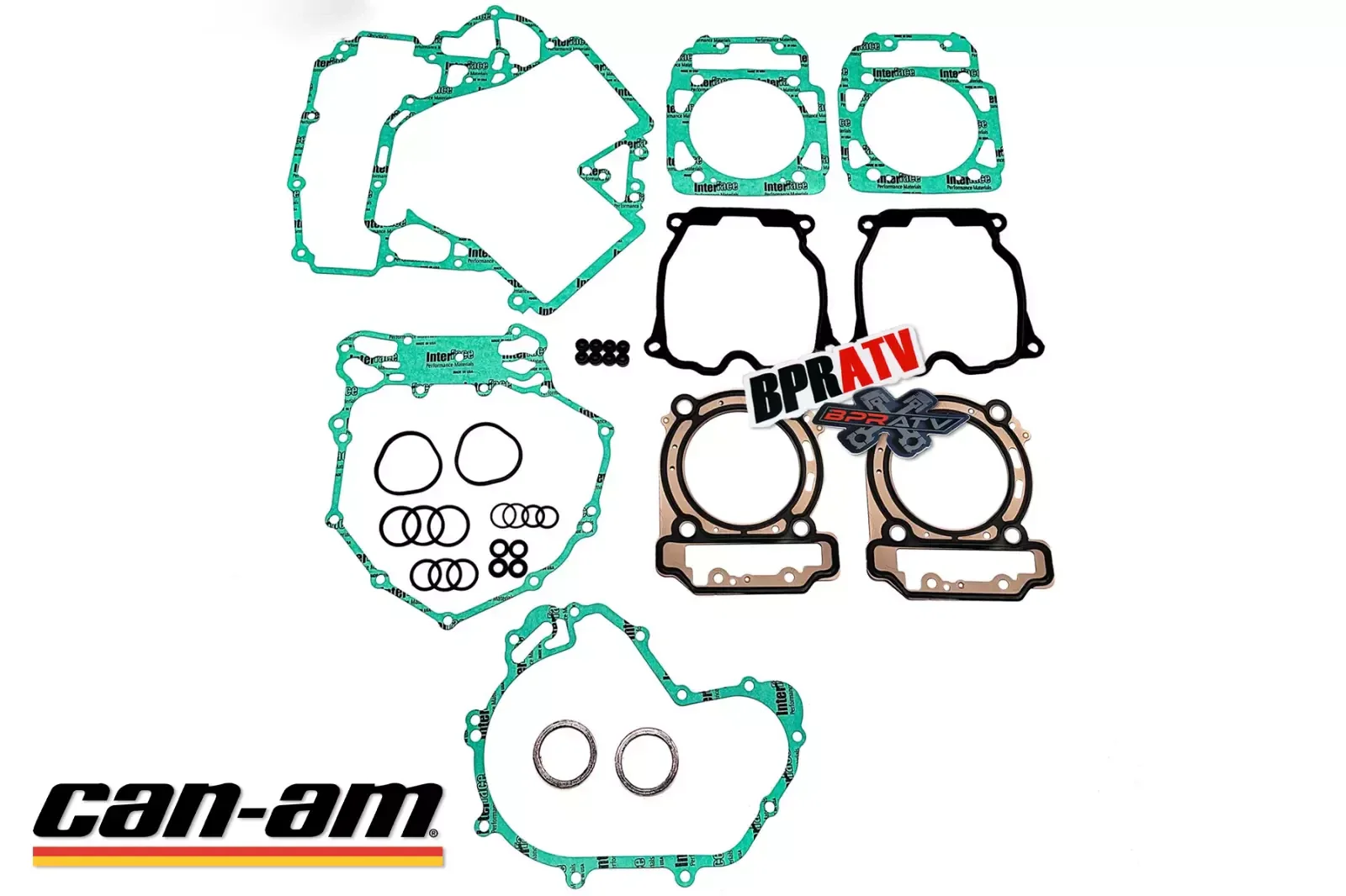 Can-Am 1000 Rebuild Kit Wiseco Pistons Crank Cylinders Gasket Commander Maverick - Image 18