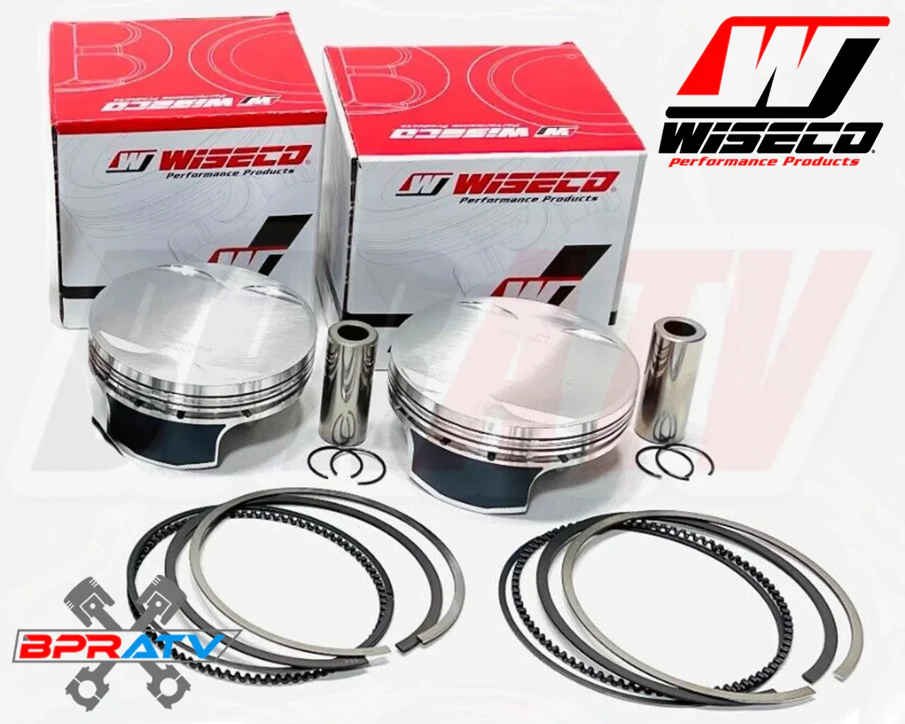 Can-Am 1000cc Wiseco Forged Pistons 91mm 11.5 Maverick Outlander Renegade BPRATV - Image 2