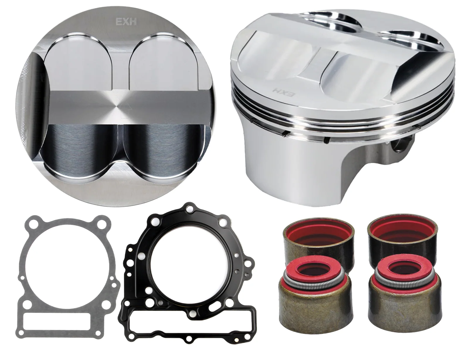 Can Am BRP Bombardier DS650 DS 650 100mm Stock Bore 11.5 JE Piston Kit Pump Gas - Image 6