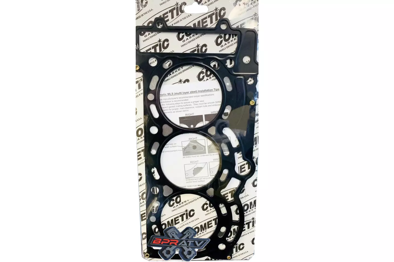 Can-Am Can Am X3 X-3 Turbo Head Gasket Stock OEM Bore Cometic Top End Gasket Kit - Image 3