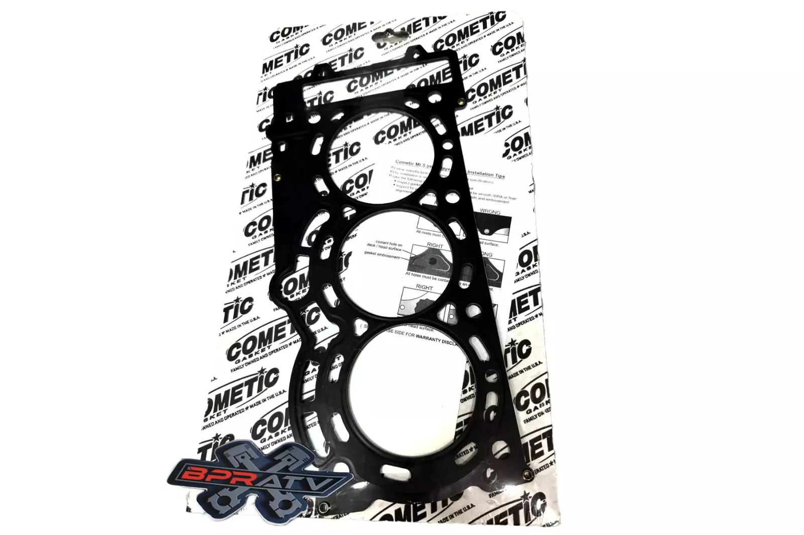 Can-Am Can Am X3 X-3 Turbo Head Gasket Stock OEM Bore Cometic Top End Gasket Kit - Image 8