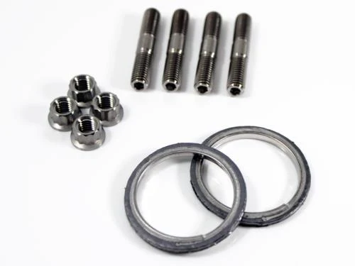Can-Am Commander 800 1000 Exhaust Repair Kit BPRATV Titanium Studs Nuts & Gasket - Image 8