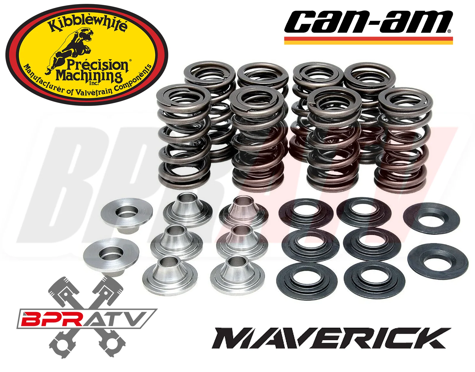 Can Am Maverick 1000 Turbo Kibblewhite Race Titanium Valves Springs Spring Kit - Image 2