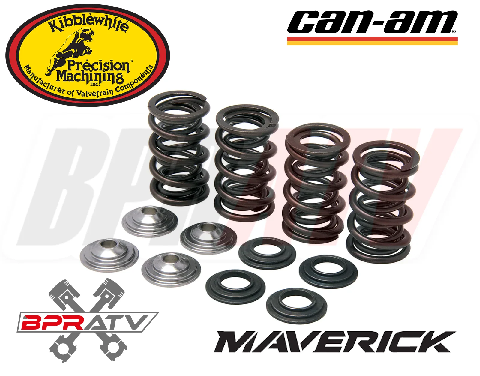 Can Am Maverick 1000 Turbo Kibblewhite Race Titanium Valves Springs Spring Kit - Image 4