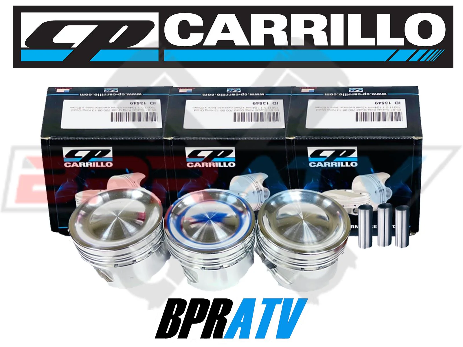 Can Am Maverick X-3 Turbo CP Carrillo Rods Pistons Complete Engine Rebuild Kit - Image 2