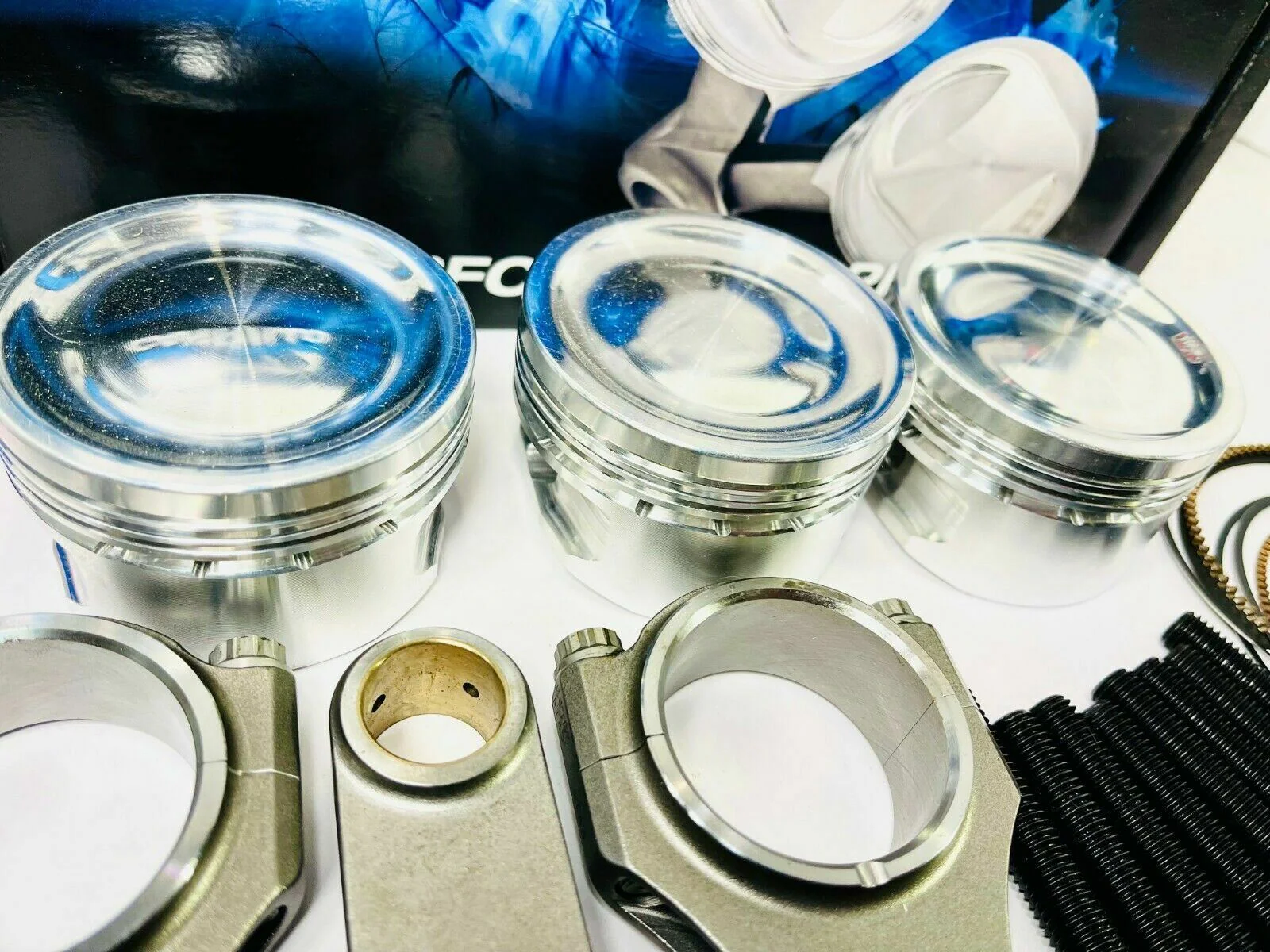 Can Am Maverick X-3 Turbo CP Carrillo Rods Pistons Complete Engine Rebuild Kit - Image 5