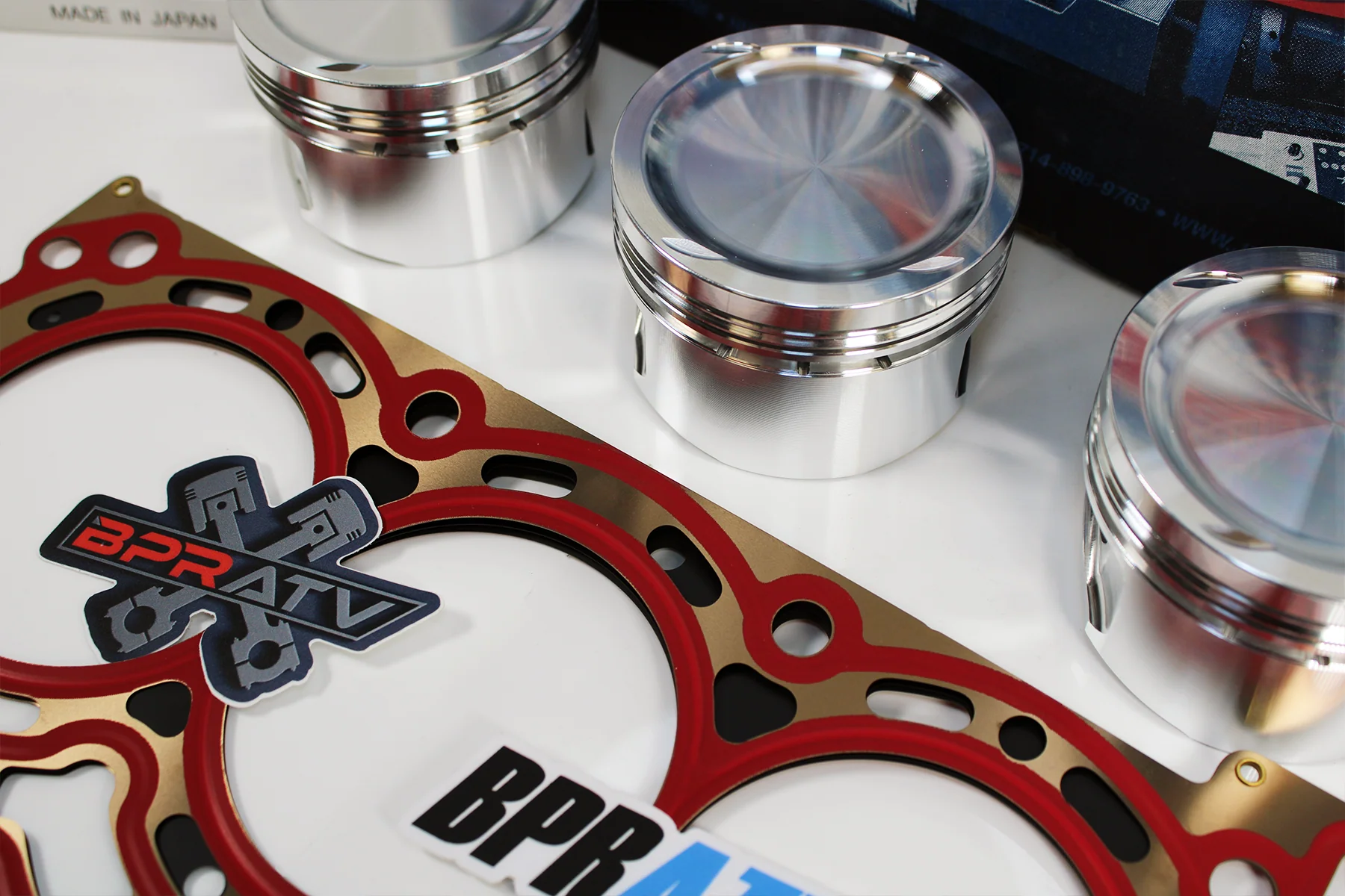 Can-Am Maverick X-3 X3 Turbo JE Piston Kit 9.5:1 MLS Head Gasket OEM Replacement - Image 11