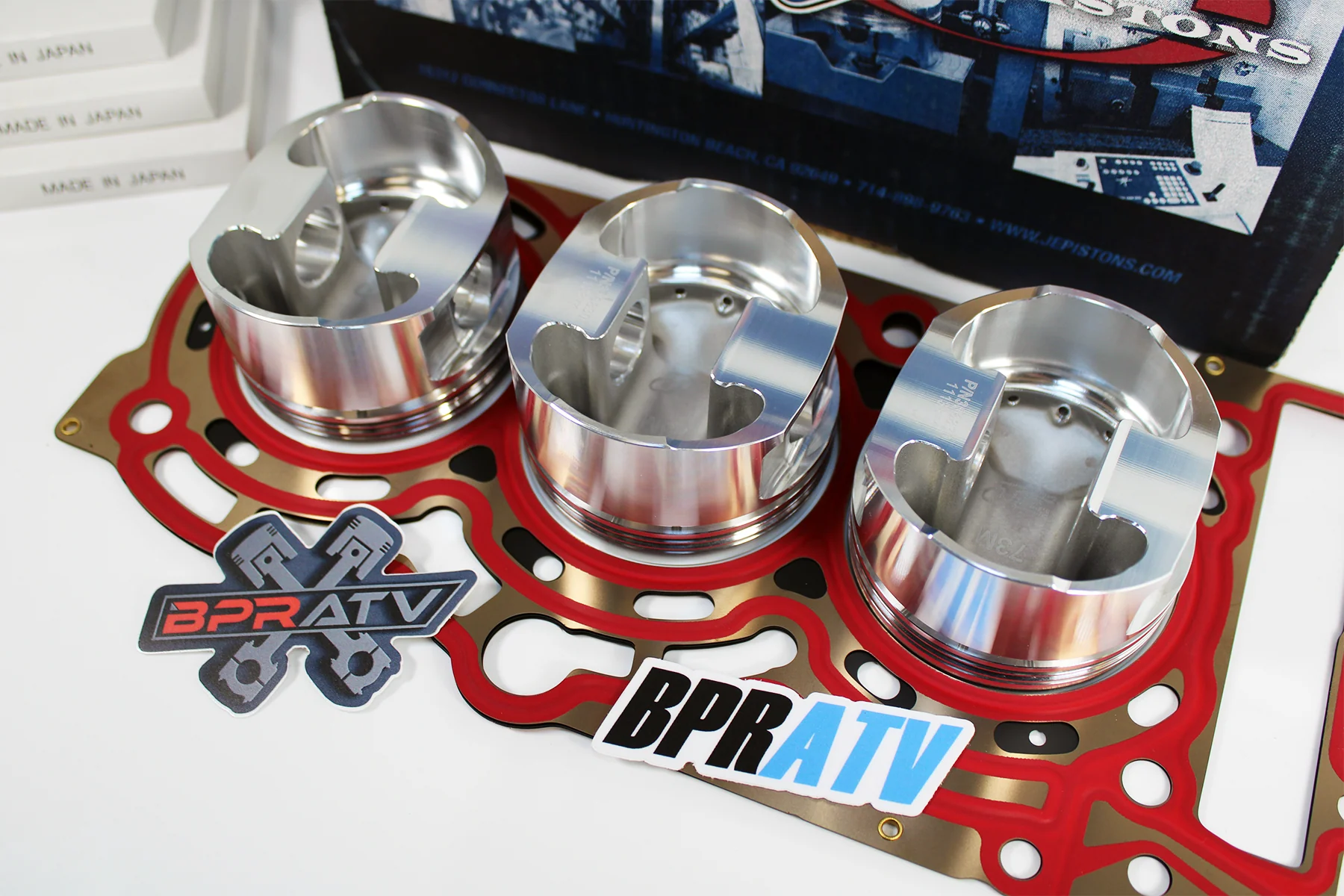 Can-Am Maverick X-3 X3 Turbo JE Piston Kit 9.5:1 MLS Head Gasket OEM Replacement - Image 3