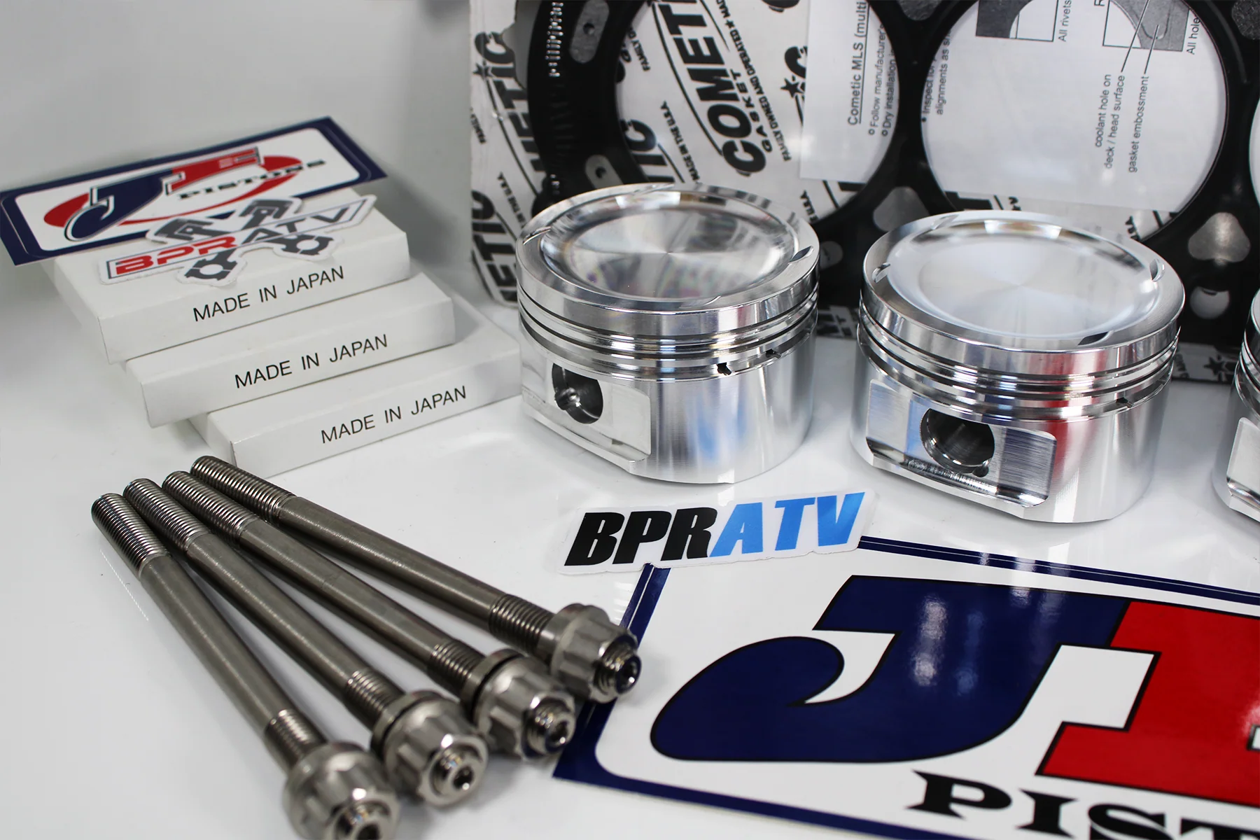 Can-Am Maverick X3 Turbo 17-25 JE Piston Kit 74mm 9.5:1 + Cometic Gasket + Studs - Image 8