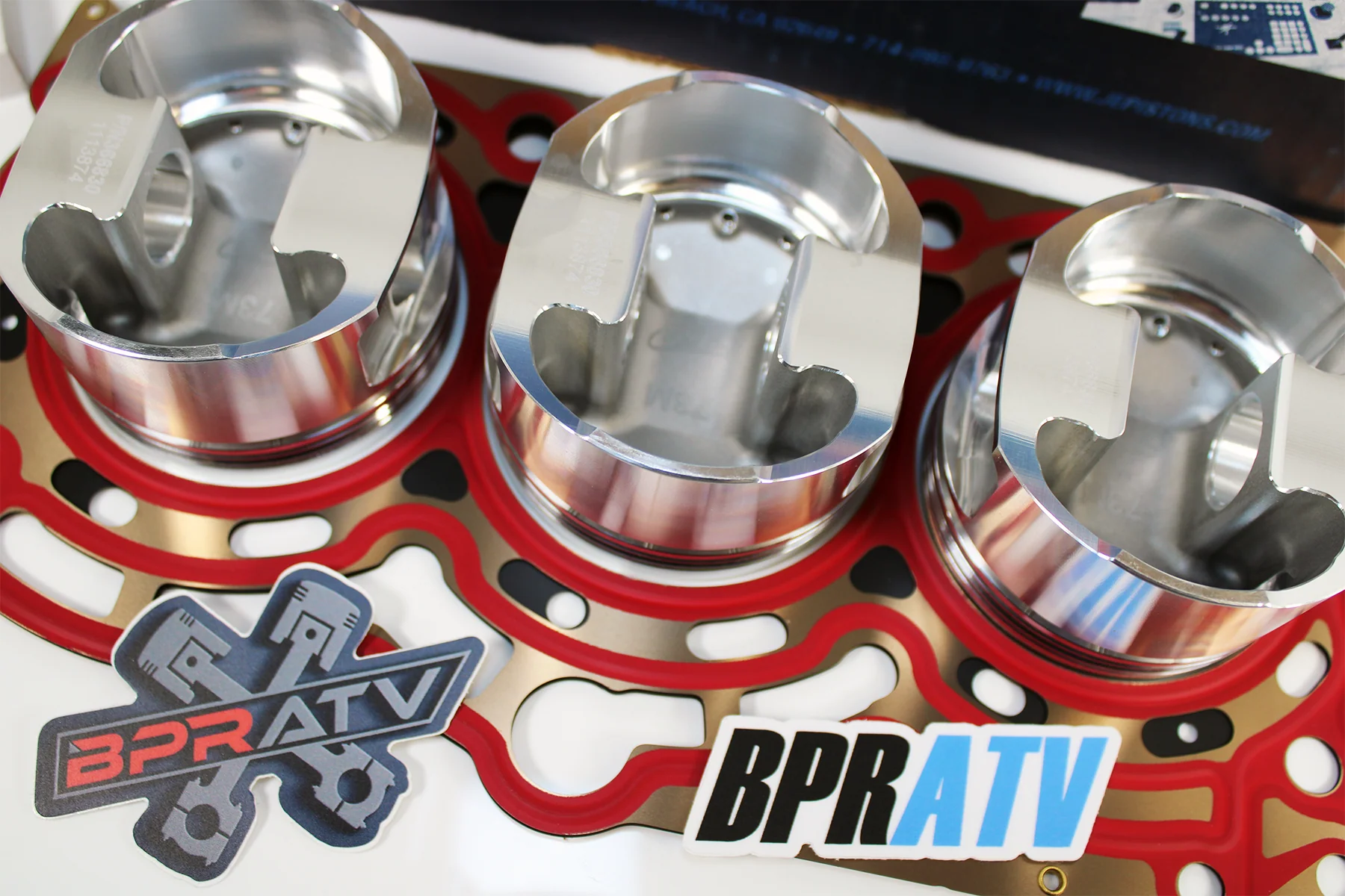 Can-Am Maverick X3 Turbo 17-25 JE Piston Set 9.5:1 MLS Head Gasket Forged In USA - Image 4
