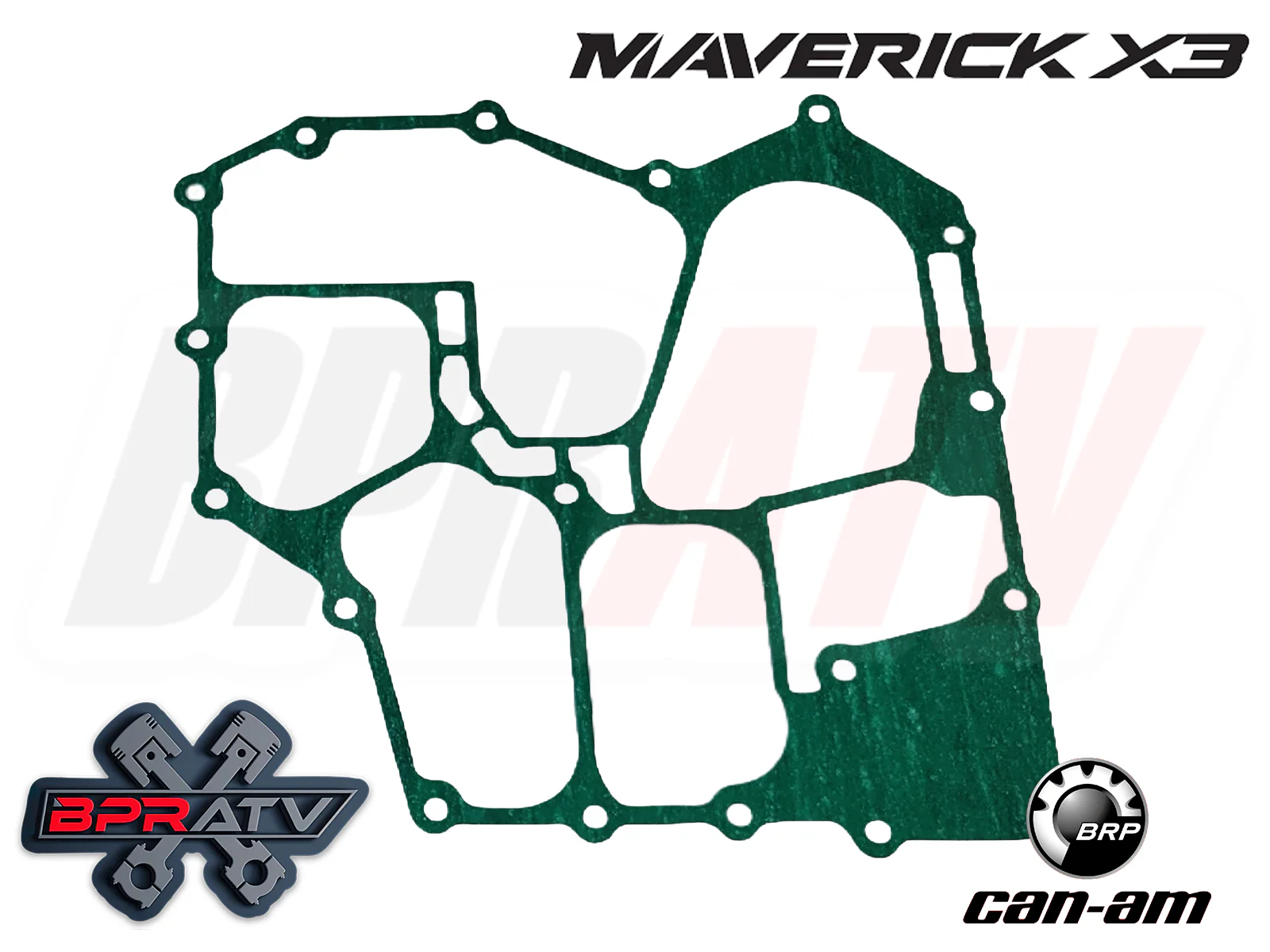 Can Am Maverick X3 X-3 R Turbo Complete Engine Crankcase Gaskets Gasket Set Kit - Image 4