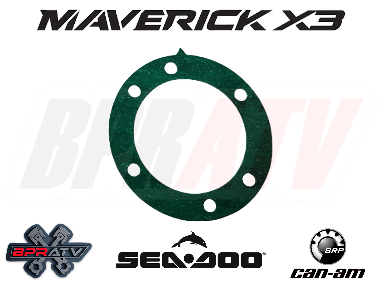 Can Am Maverick X3 X-3 R Turbo Complete Engine Crankcase Gaskets Gasket Set Kit - Image 5