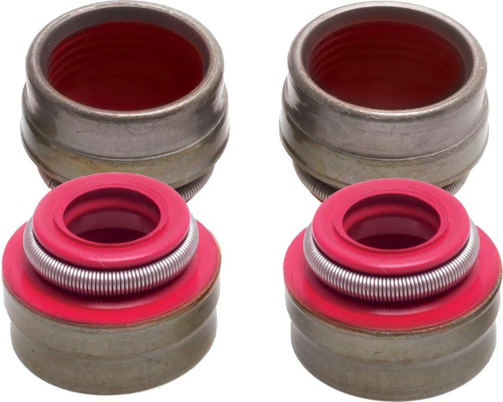 Can Am Outlander 400 Kibblewhite RED Viton Valve Stem Seals Seal Set of 4 Four 4 - Image 12