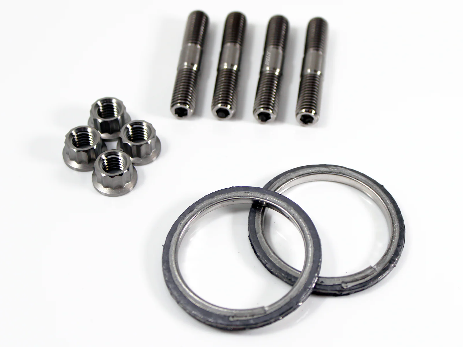 Can-Am Outlander Max 500 Exhaust Repair Kit BPRATV Titanium Studs Nuts & Gaskets