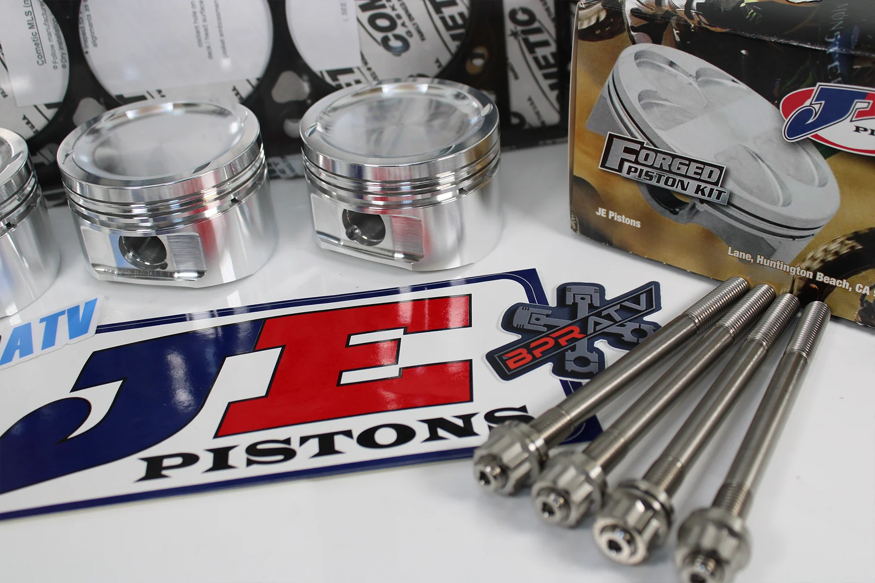 Can-Am X3 Turbo JE Piston MLS Head Gasket Titanium Cylinder Head Stud Kit '17-25 - Image 10