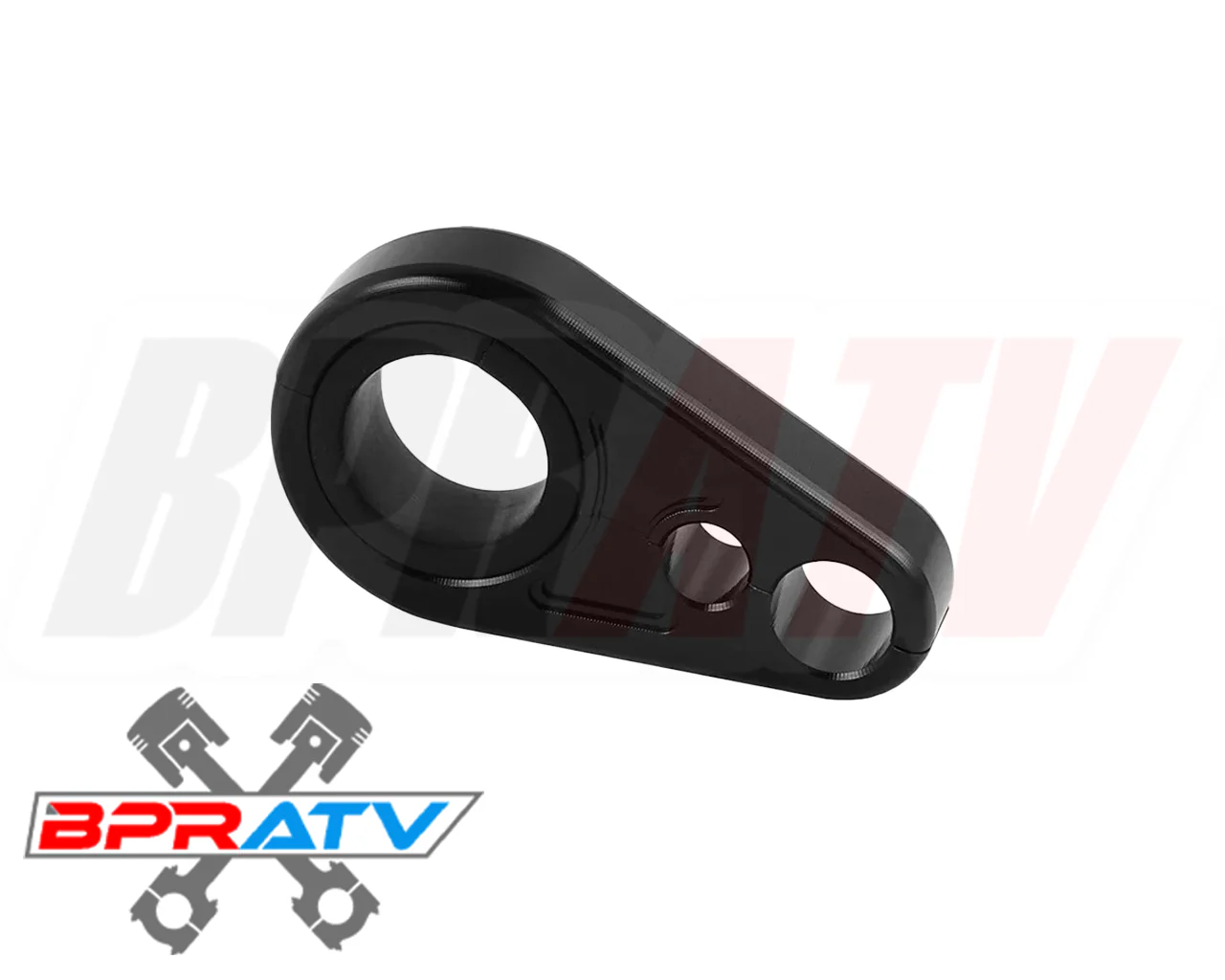 CNC Billet Black Front A-Arm Brake Line Clamps Yamaha Raptor 125 250 350 660 700 - Image 6