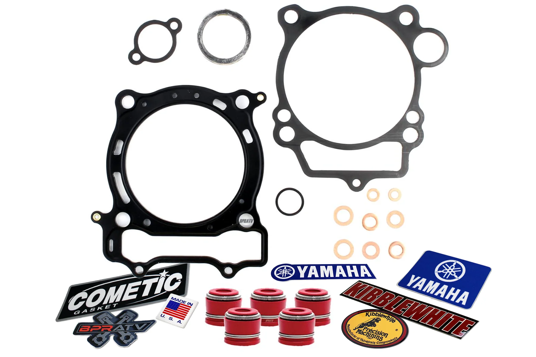 Cometic 98mm 99mm Top End Gasket Kit MLS + Kibblewhite Viton Seals WR450F '07-15