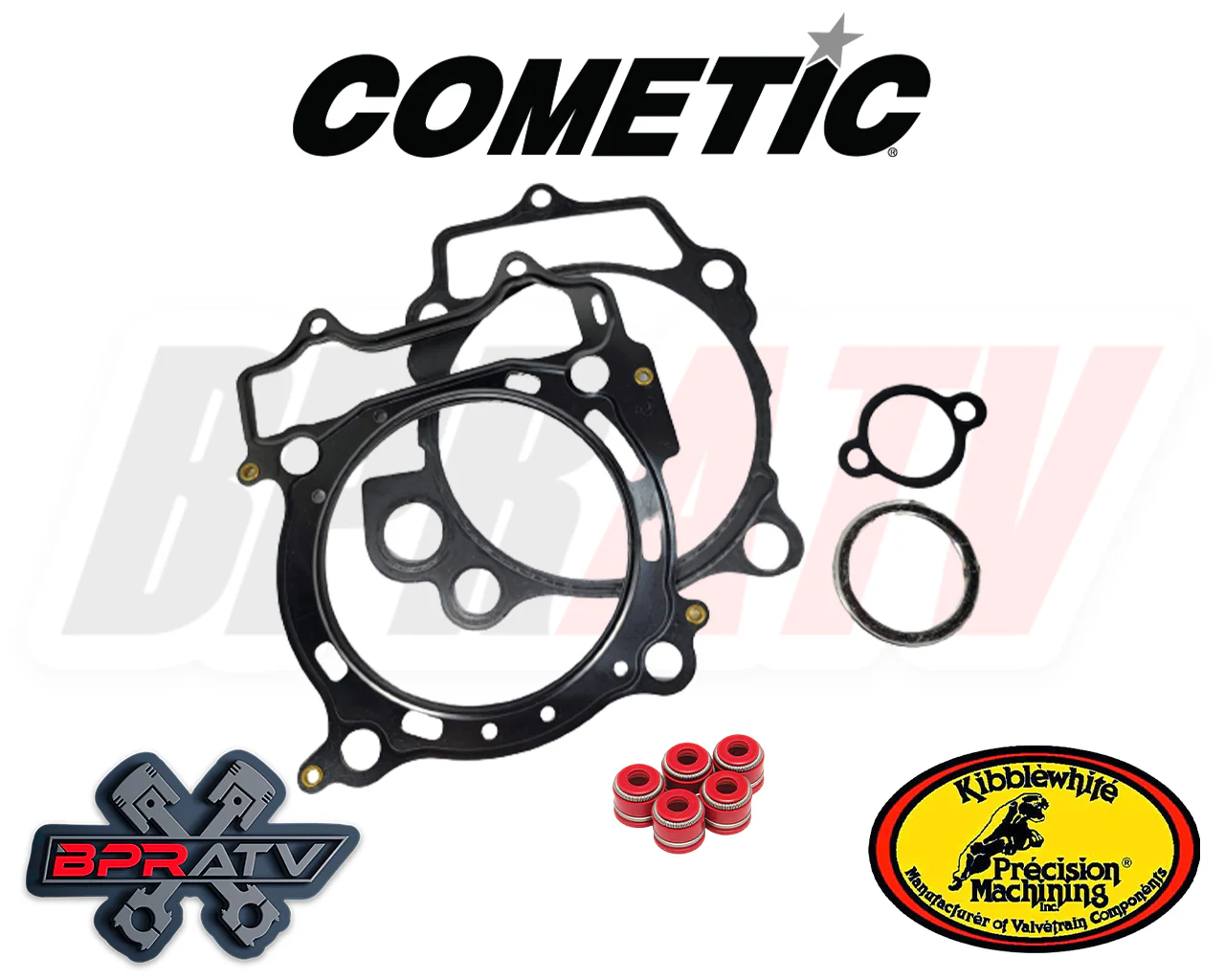 Cometic 98mm 99mm Top End Gasket Kit MLS + Kibblewhite Viton Seals WR450F '07-15 - Image 16