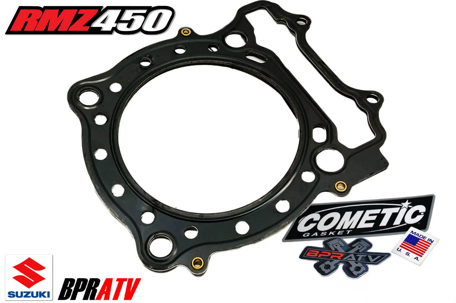 2008-2025 Suzuki RMZ450 RMZ 450 96mm Stock Bore Cometic Top End Gasket Kit C3233 - Image 2