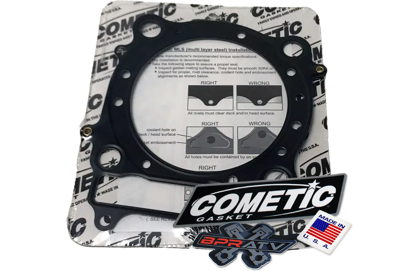 2008-2025 Suzuki RMZ450 RMZ 450 96mm Stock Bore Cometic Top End Gasket Kit C3233 - Image 8