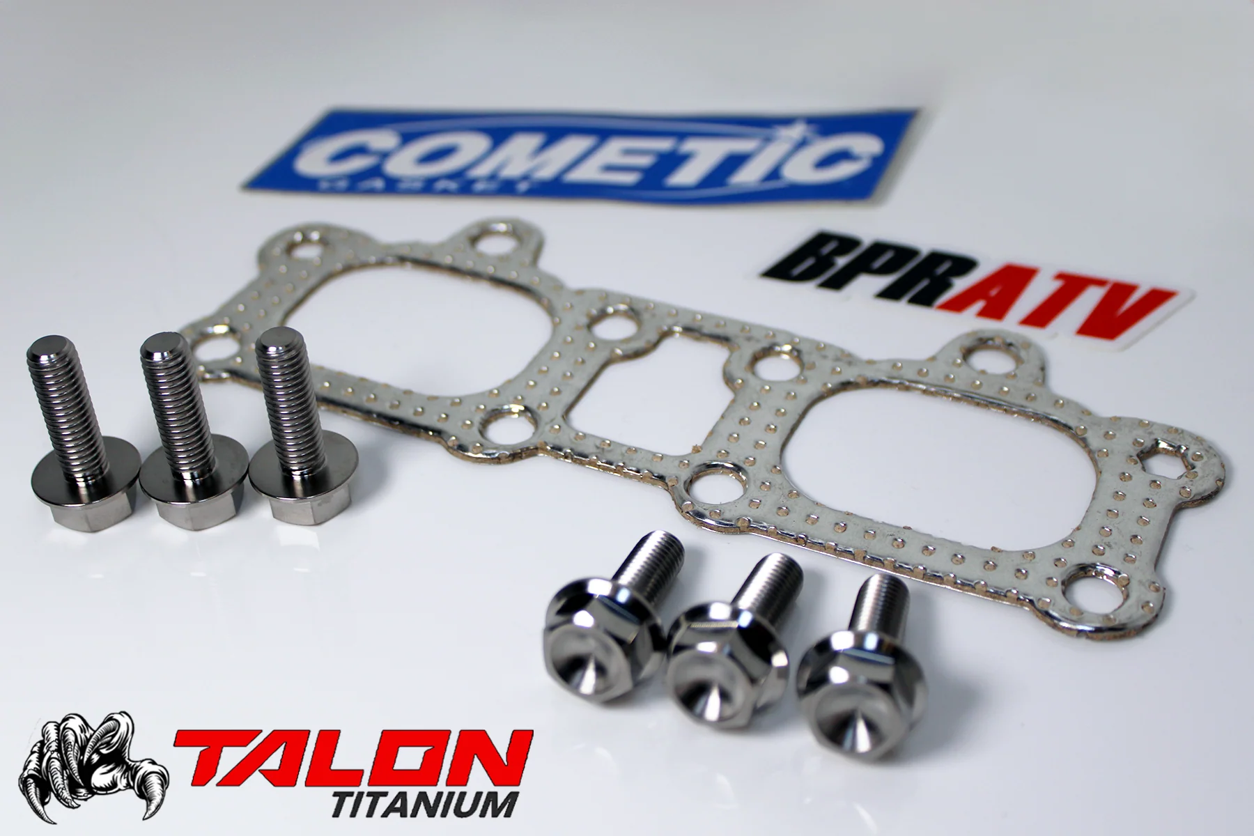 Cometic Polaris RZR 1000 Ranger XP 900 Exhaust Manifold Gasket Titanium Bolt Kit