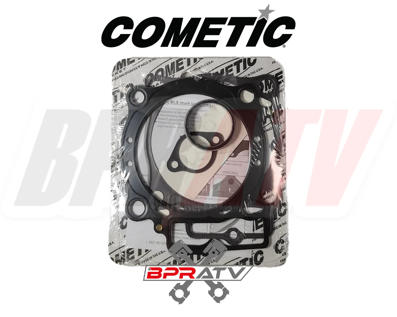 02-08 CRF450R CRF 450R EST Top End Gasket Kit Cometic C3047 96mm Stock OEM Bore - Image 13