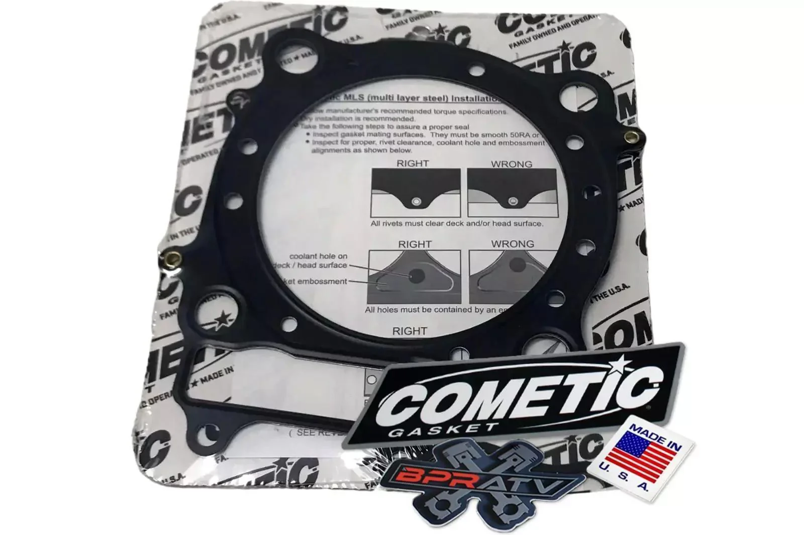 02-08 CRF450R CRF 450R EST Top End Gasket Kit Cometic C3047 96mm Stock OEM Bore - Image 4