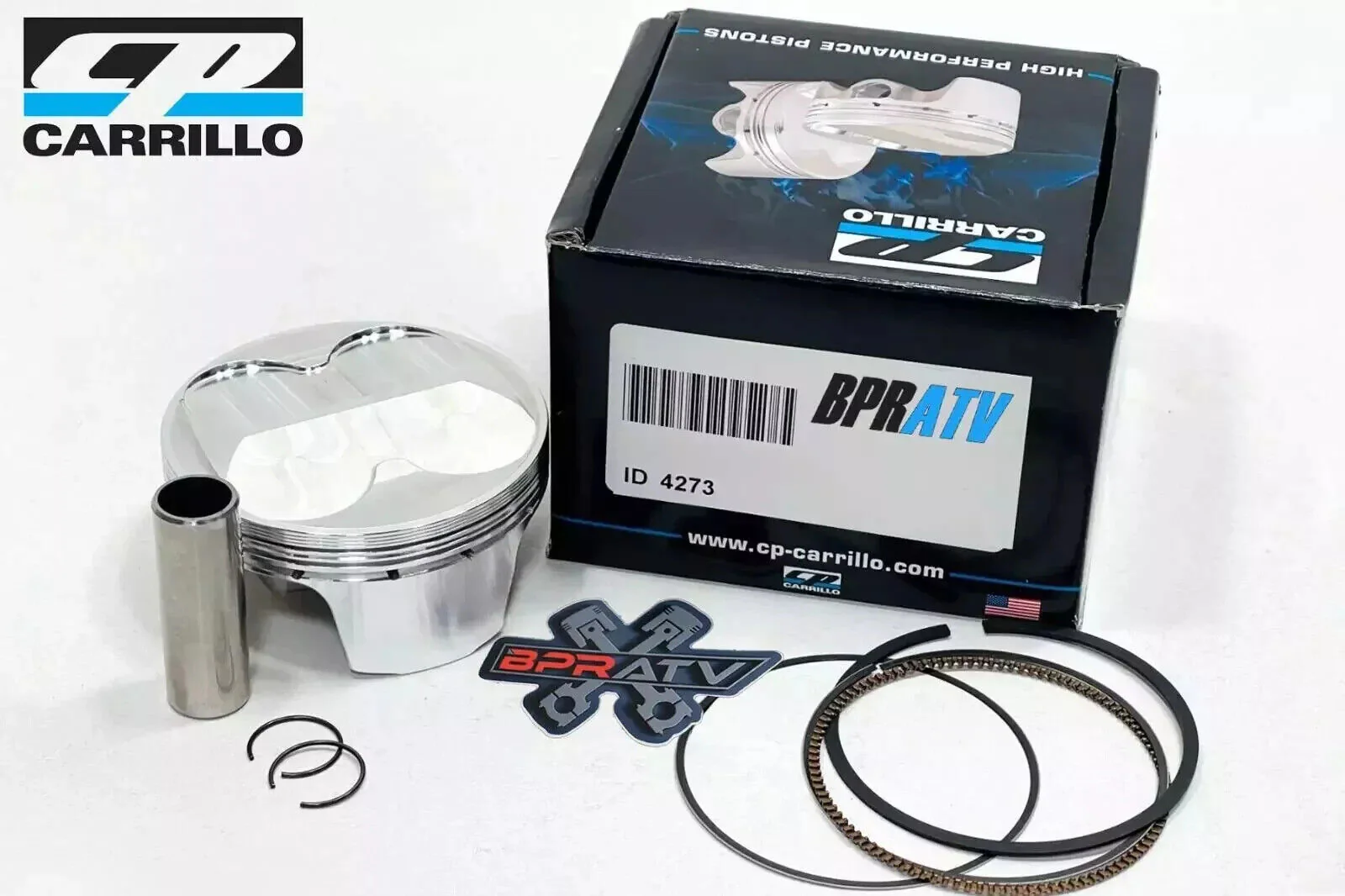 CP Carrillo 05-07 Suzuki King Quad 700 11.5:1 102mm OEM Bore 695cc CP Piston Kit - Image 7
