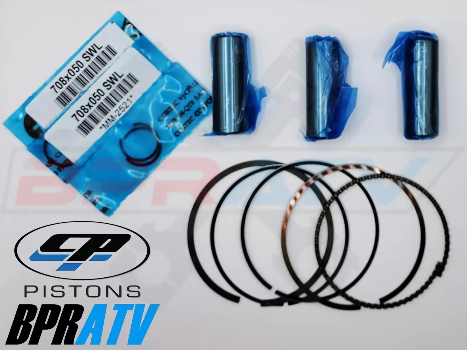 Can Am Maverick X3 Turbo Stock Bore 9.5:1 CP Carrillo Piston Pistons Kit (All 3) - Image 12