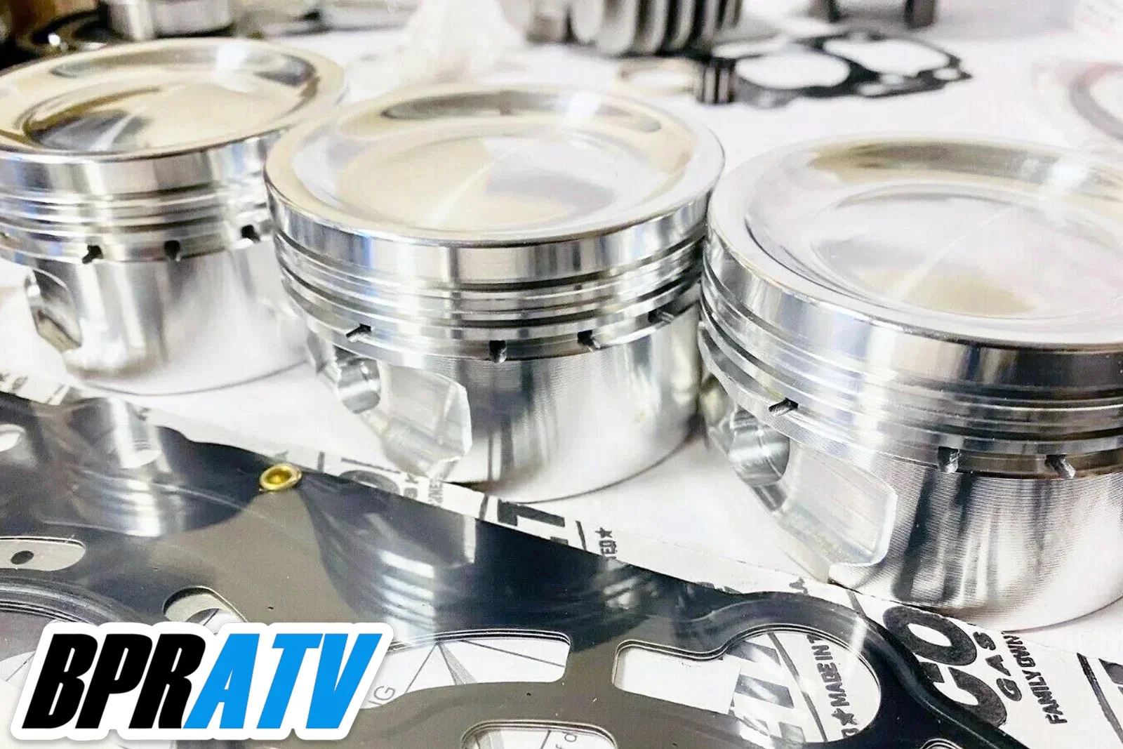 Can Am Maverick X3 Turbo Stock Bore 9.5:1 CP Carrillo Piston Pistons Kit (All 3) - Image 5
