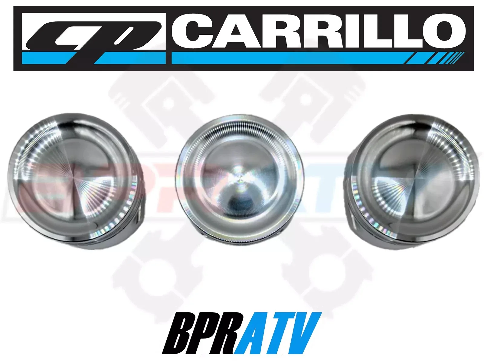 Can Am Maverick X3 Turbo Stock Bore 9.5:1 CP Carrillo Piston Pistons Kit (All 3) - Image 6