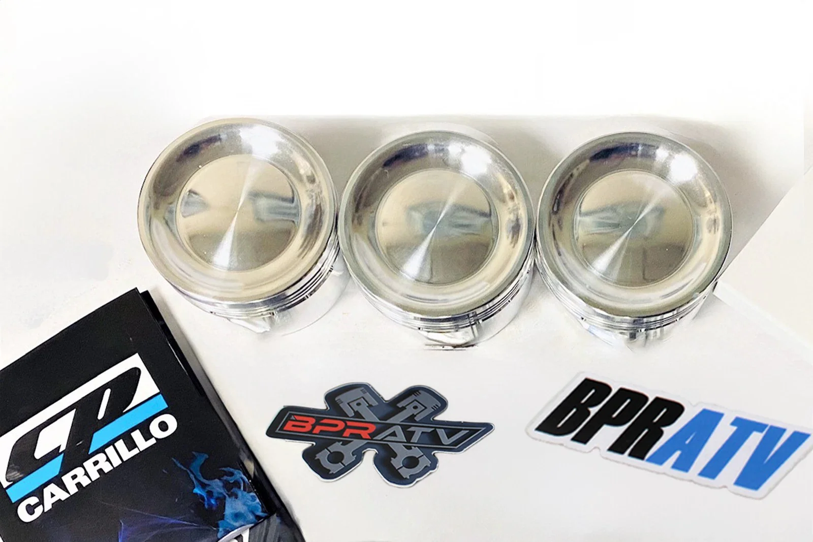 Can Am Maverick X3 Turbo Stock Bore 9.5:1 CP Carrillo Piston Pistons Kit (All 3) - Image 8