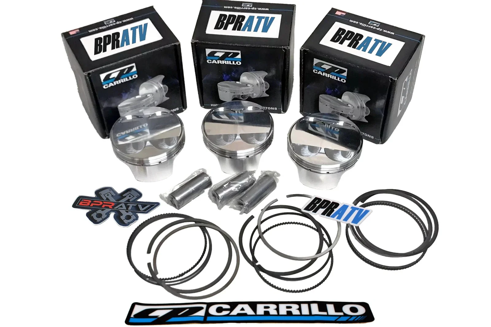 Can Am Maverick X3 Turbo Stock Bore 9.5:1 CP Carrillo Piston Pistons Kit (All 3) - Image 9