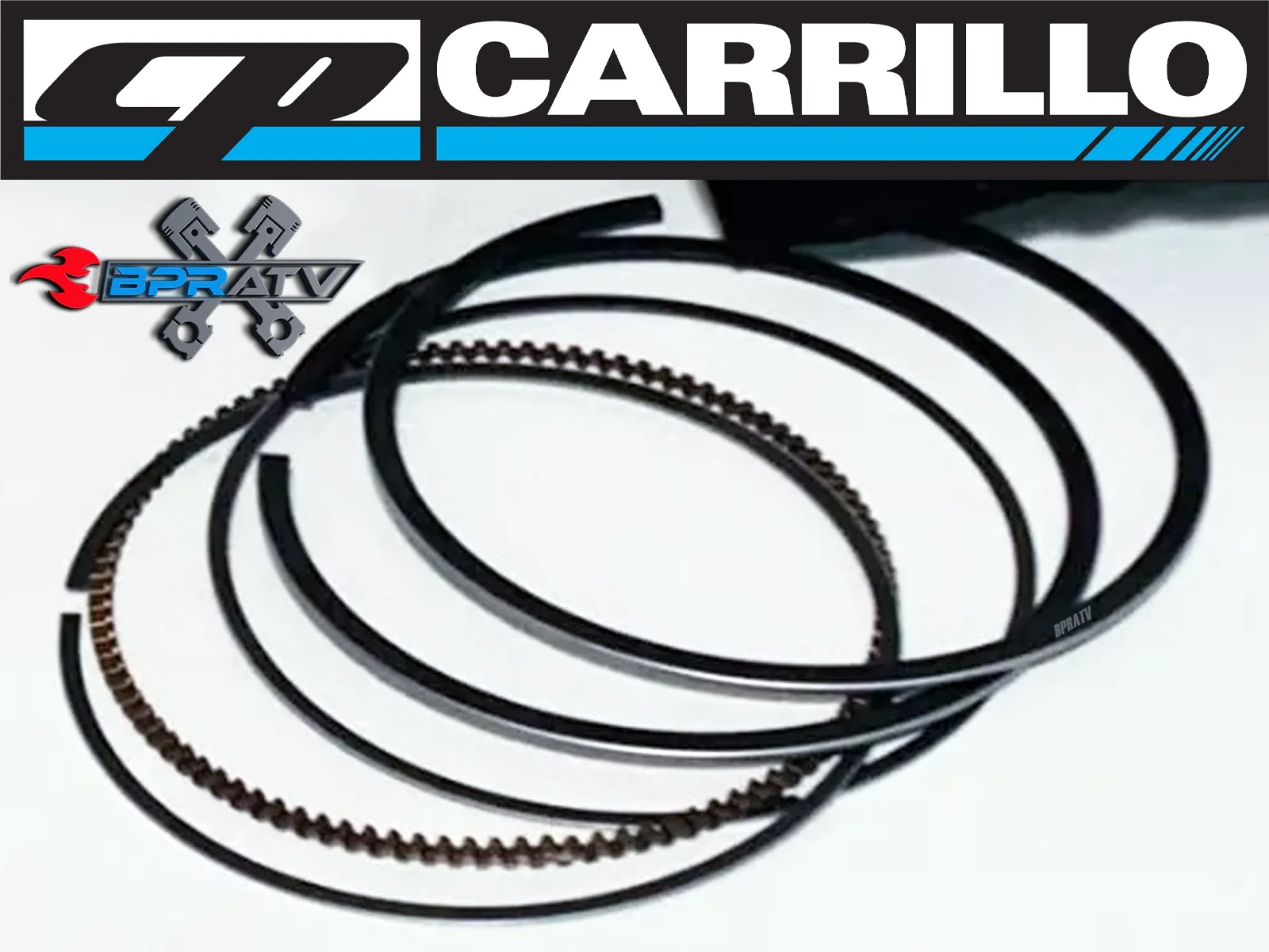 CP Carrillo Piston Rings Replacement Piston Ring Set 97mm Honda TRX450R TRX 450R - Image 16