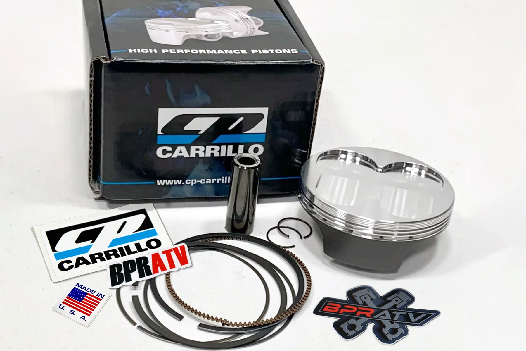 RMZ250 10-25 CP Carrillo RACE 14.2:1 77mm Piston Kit Cometic MLS Gasket Set USA! - Image 5