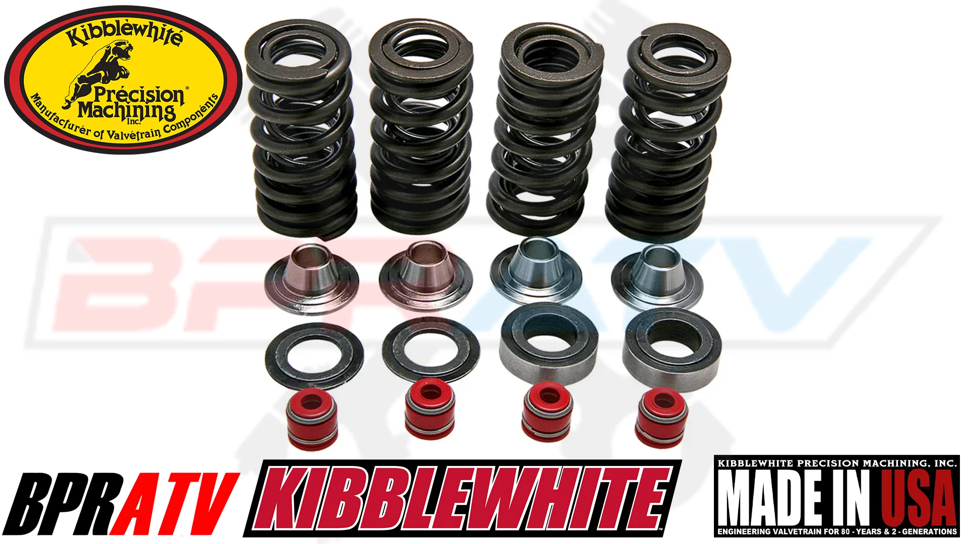 CRF150R Kibblewhite Cylinder Head Service Kit Springs Valves Guides Gaskets Kit - Image 8