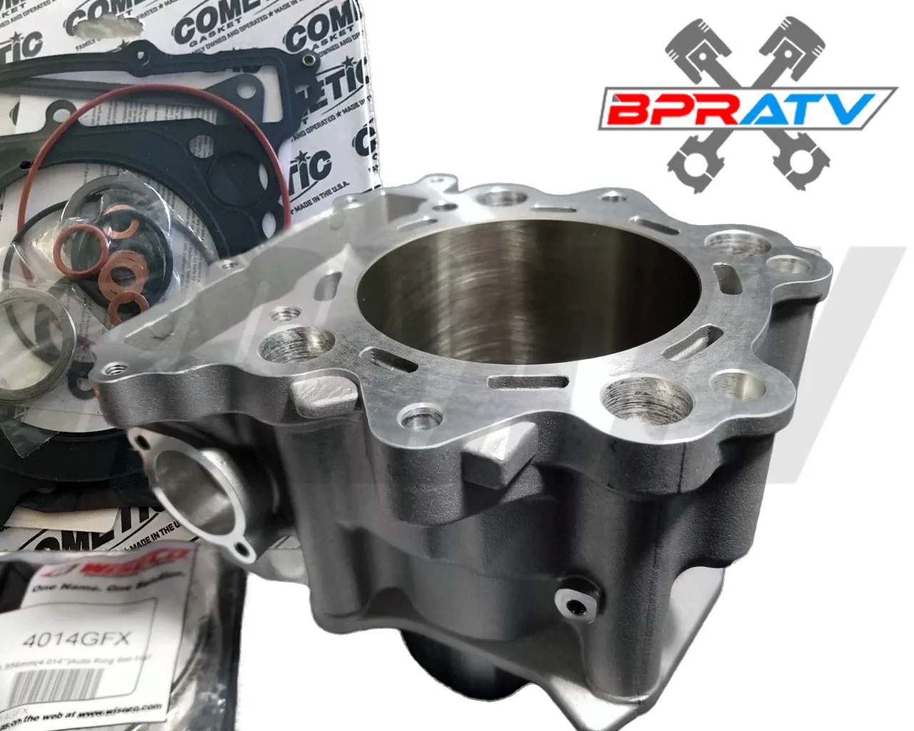 Cylinder Piston Gasket Top End Rebuild Kit for Yamaha Raptor 660 Wiseco Cometic - Image 7