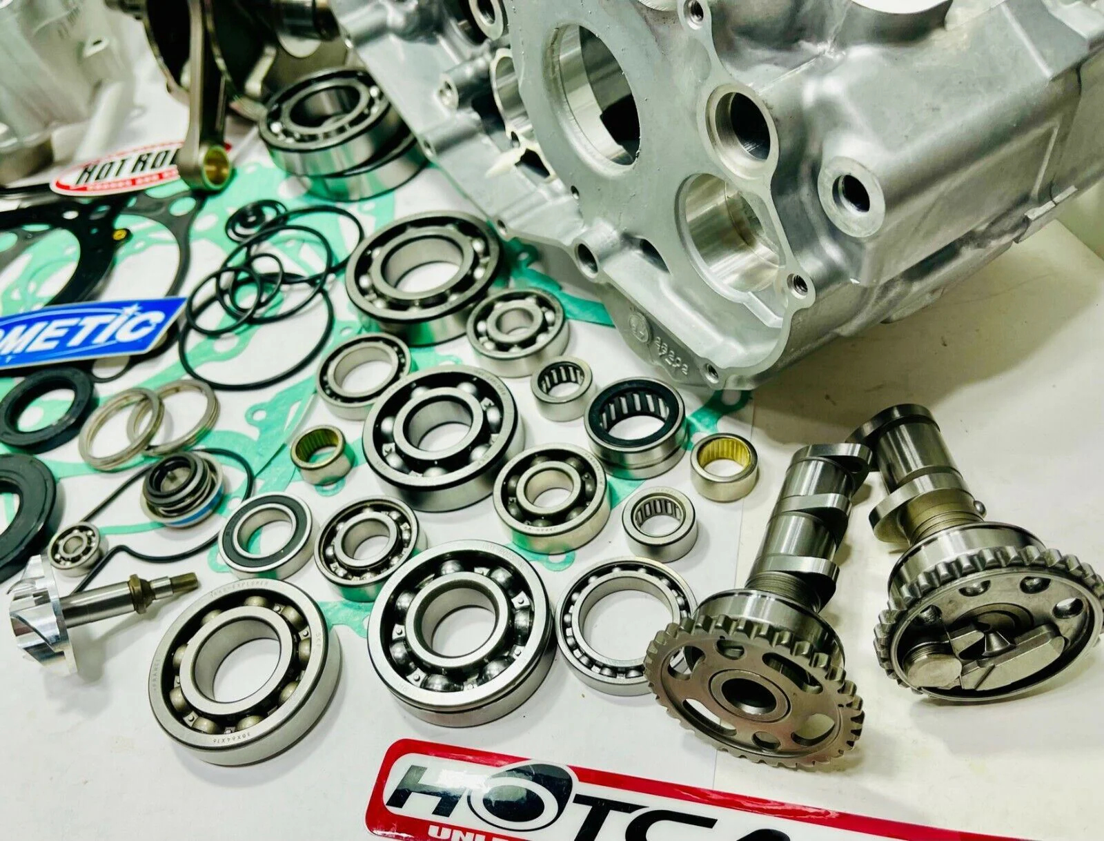 DRZ400 DR-Z DRZ 400 Cases Big Bore Stroker Complete 470 Rebuild Hotcams Valves - Image 5