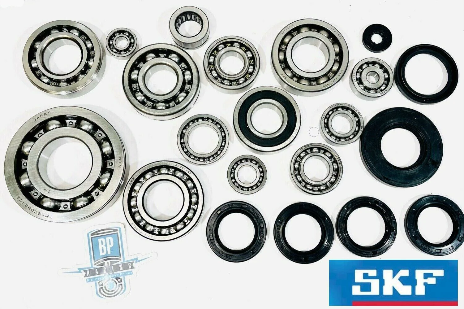 DRZ400 DRZ DR-Z400 Z400 Complete Bearings Kit Crankcase Bottom End Bearing Seals - Image 19