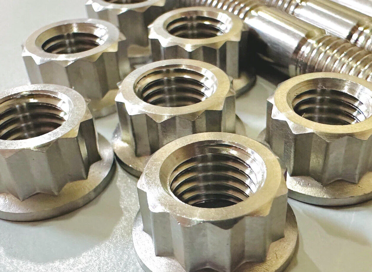 Ducati 7791A621B Multistrada V4 Cylinder Head Studs TITANIUM Front Rear Stud Kit - Image 2