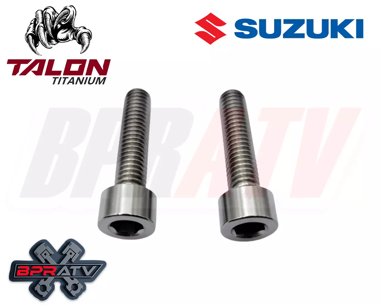 GSX1300R Hayabusa Titanium Exhaust Bolts Grade 5 Ti Head Pipe Bolt Kit Set of 8 - Image 5