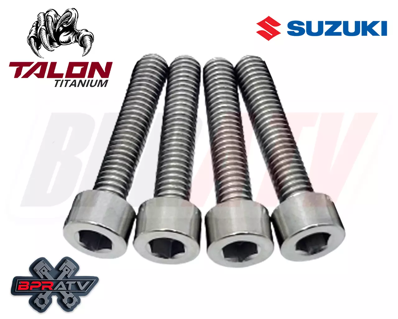 GSX1300R Hayabusa Titanium Exhaust Bolts Grade 5 Ti Head Pipe Bolt Kit Set of 8 - Image 8