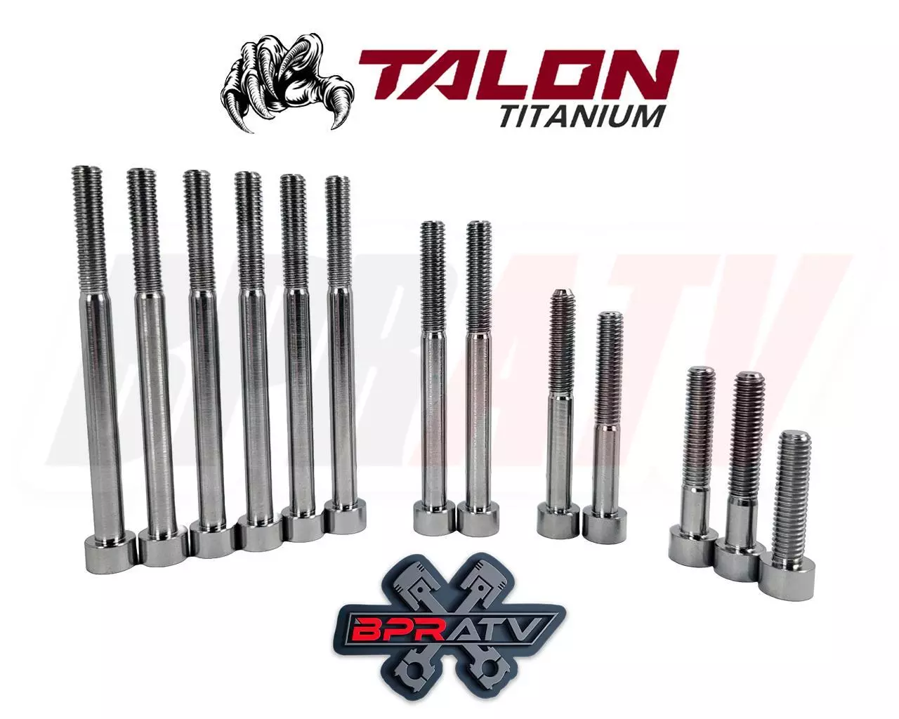 Honda 06+ TRX450R Titanium Bolts Left Right Case Covers Ti Engine Motor Bolt Kit - Image 9