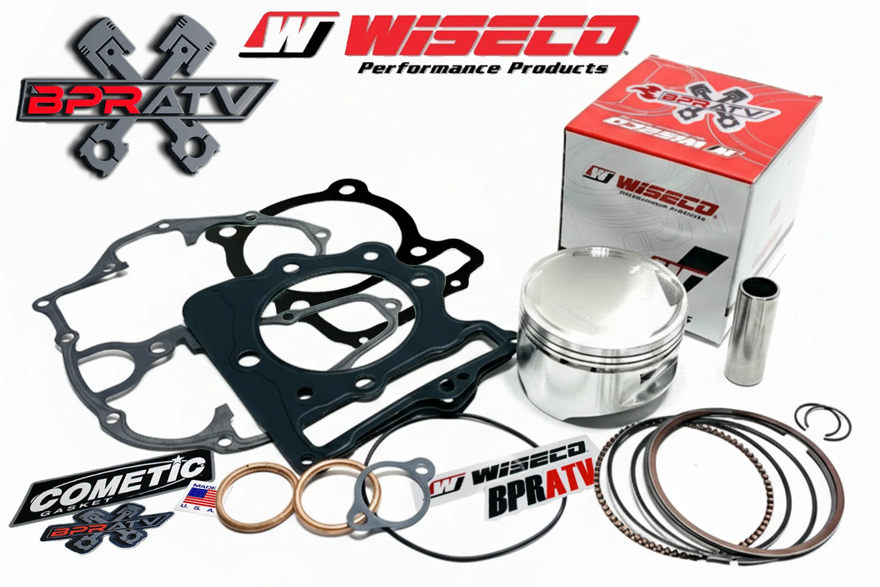 Honda 400EX 400X Wiseco 88mm 426 Big Bore Cylinder 11:1 Piston Top Gasket Kit US - Image 2