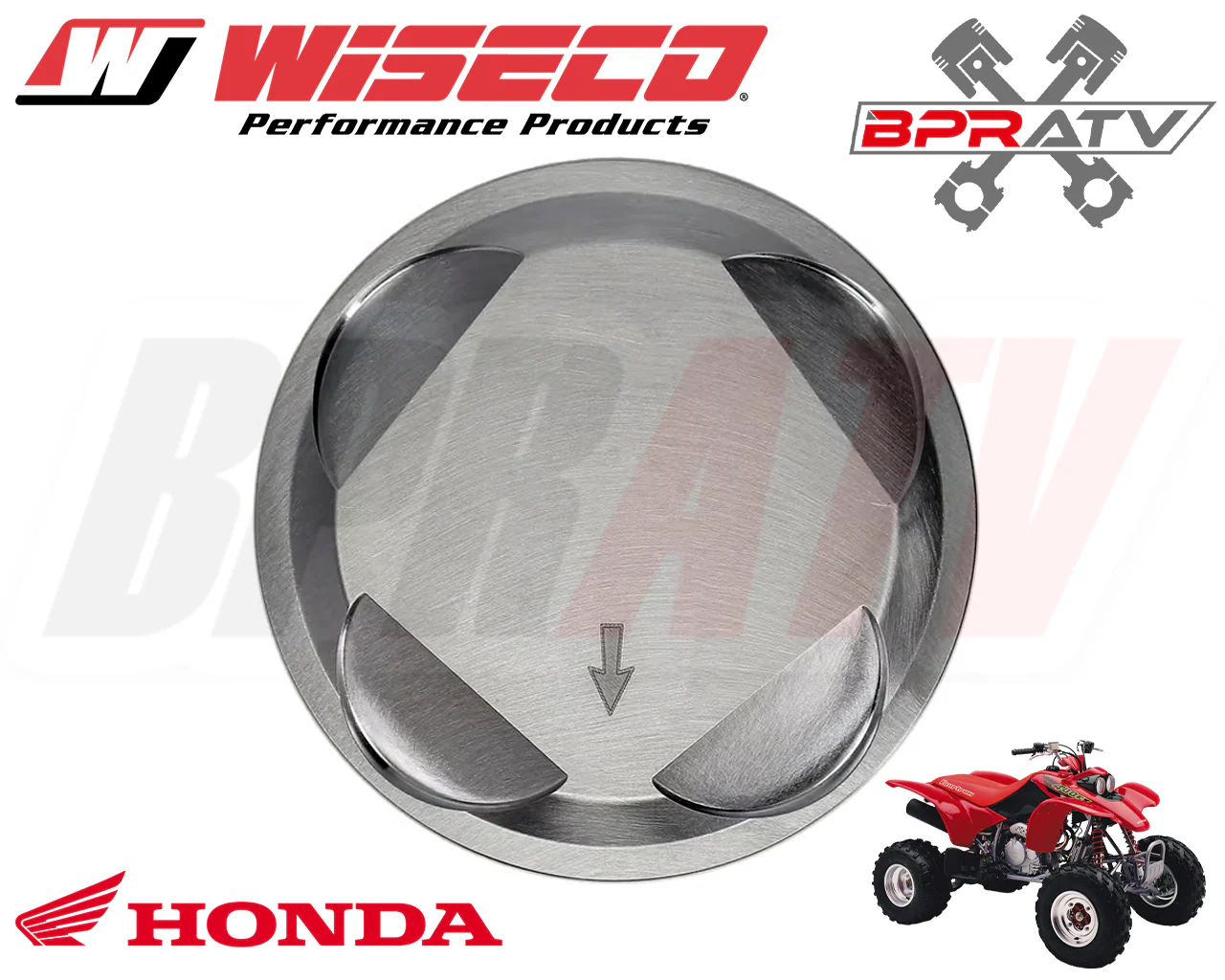 Honda 400EX 400X Wiseco 88mm BIG BORE 10:1 Piston COMETIC Top End Gasket Kit MLS - Image 3