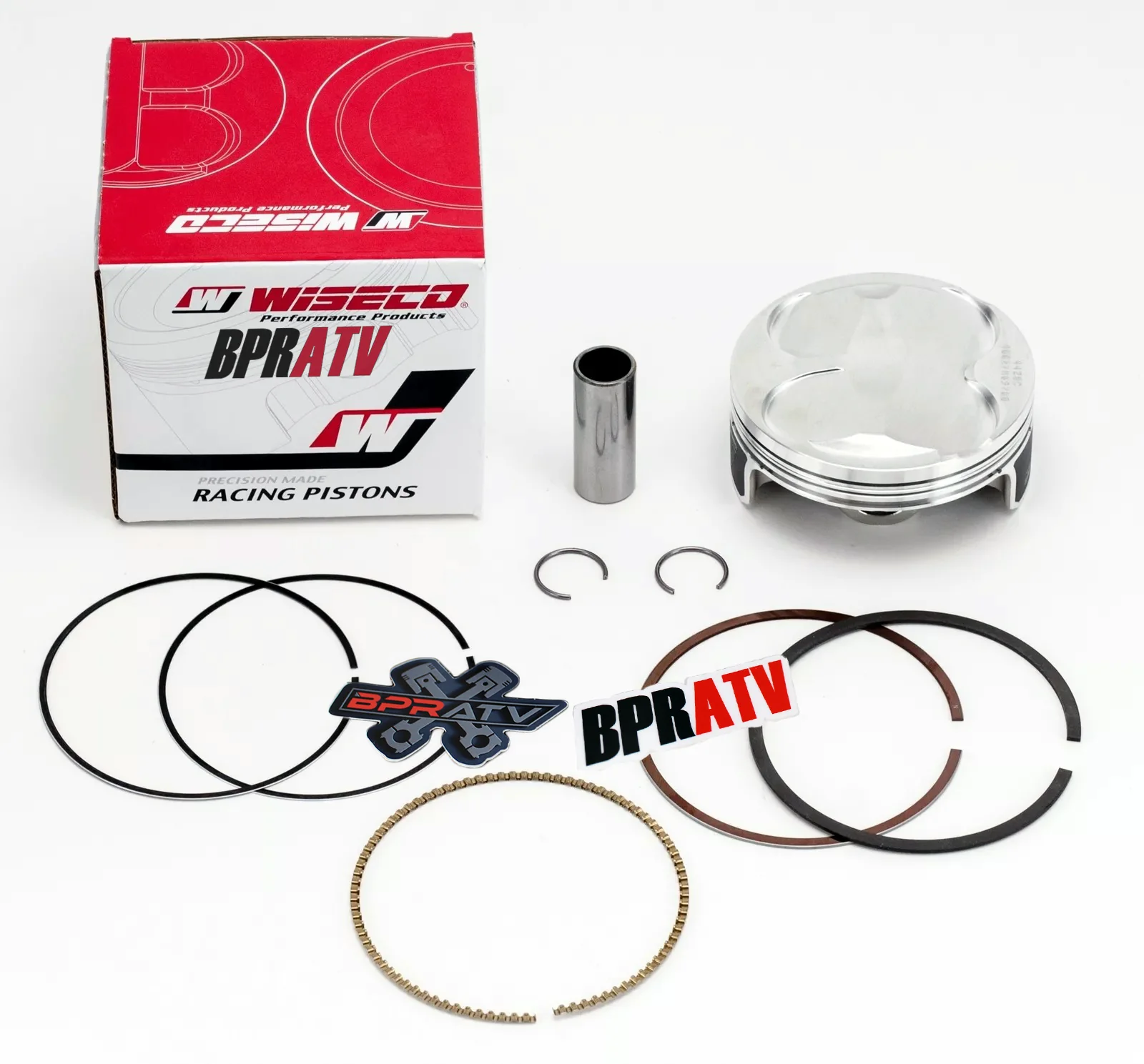 Honda 400EX 400X Wiseco Piston Top End Gaskets Stock Replace Hi Comp Pump Gas - Image 3