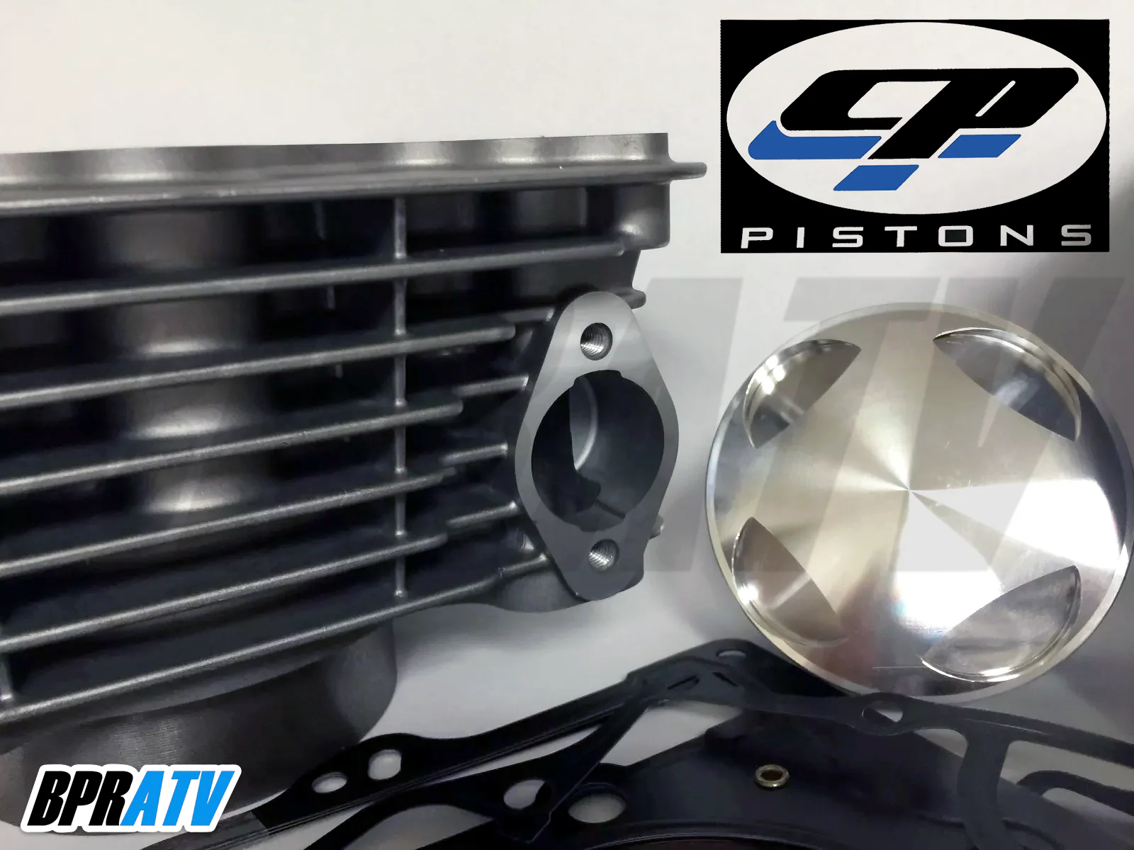 Honda 400EX 400X XR400 Top End Rebuild Kit CP Piston Gaskets Cylinder NGK Plug - Image 14