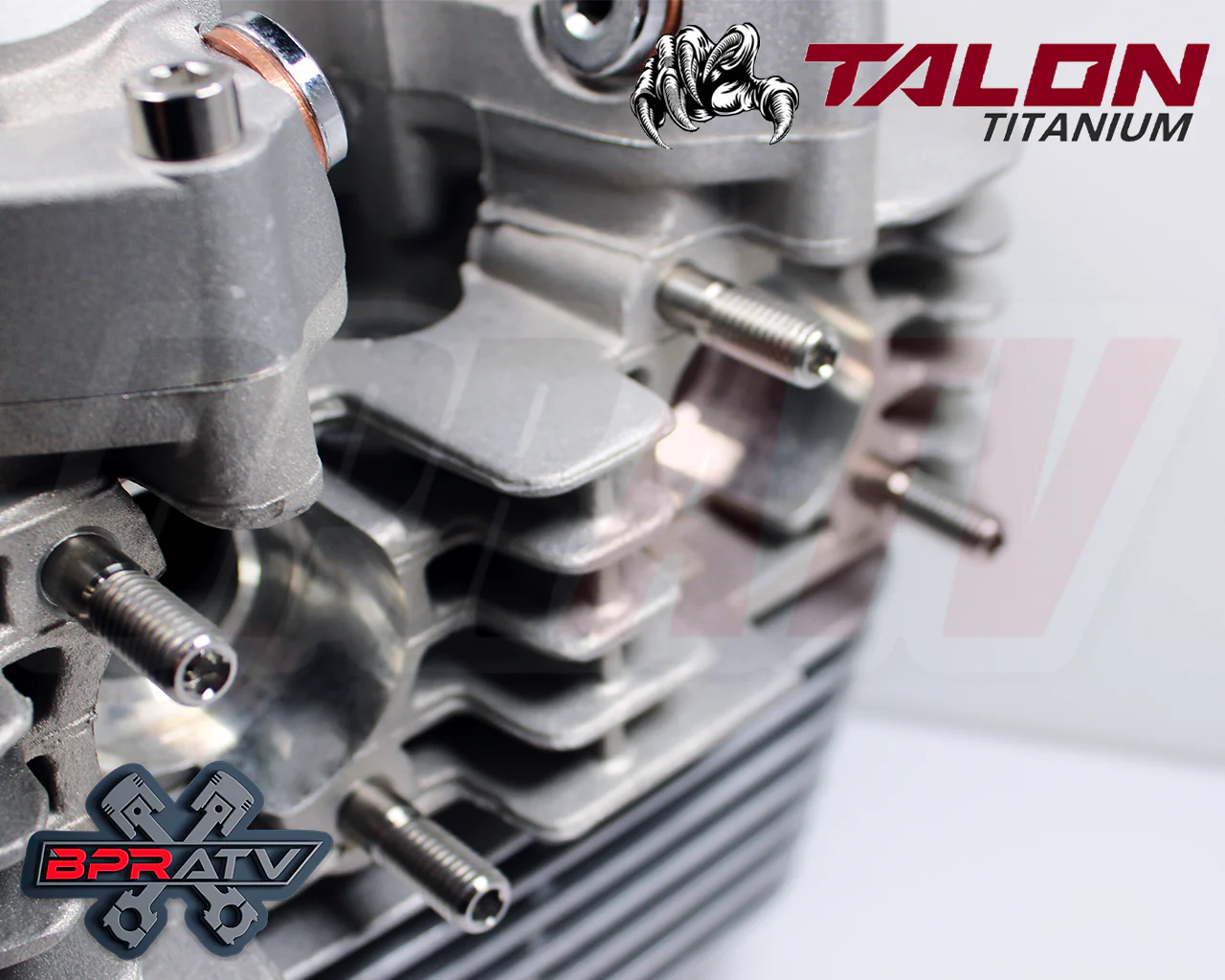 Honda 400EX 400X XR400R Exhaust Studs Titanium Head Pipe Gaskets Upgrade Kit Set - Image 17