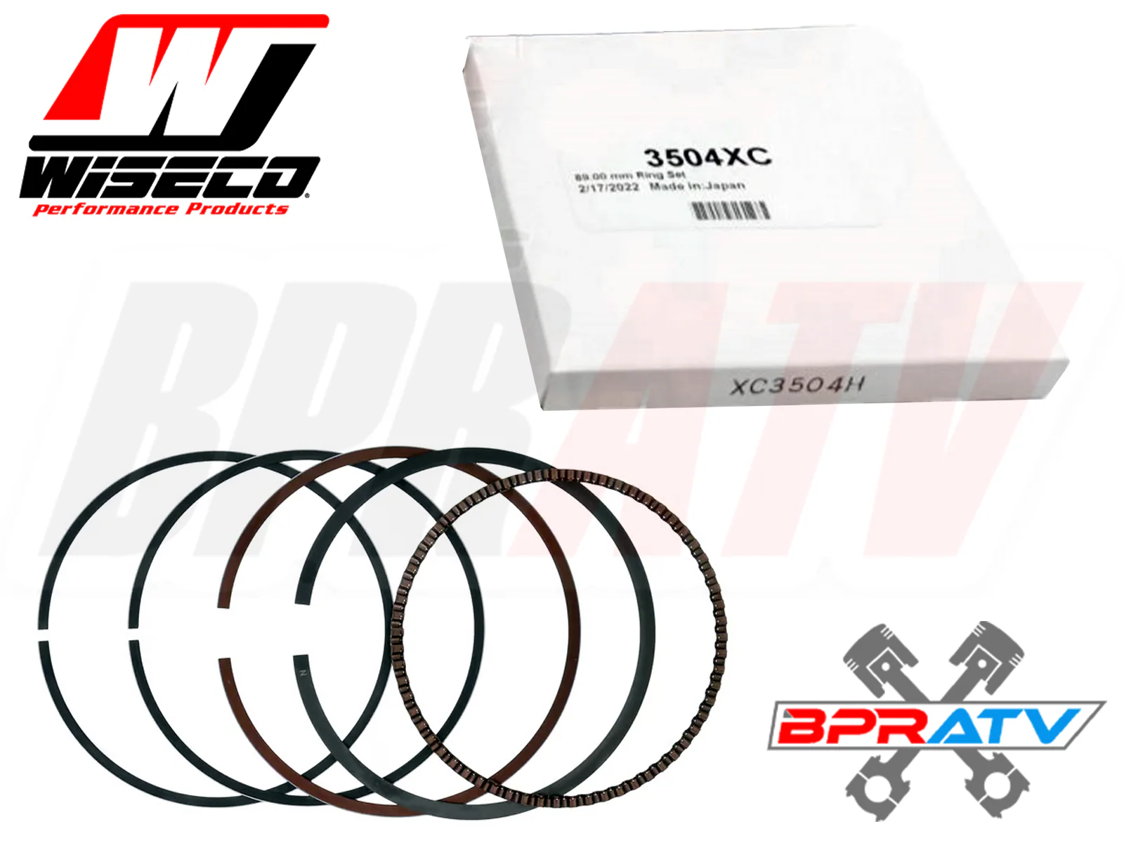 Honda 400EX 85mm Stock Bore WISECO Piston Rings Set & Cometic Top End Gasket Kit - Image 16