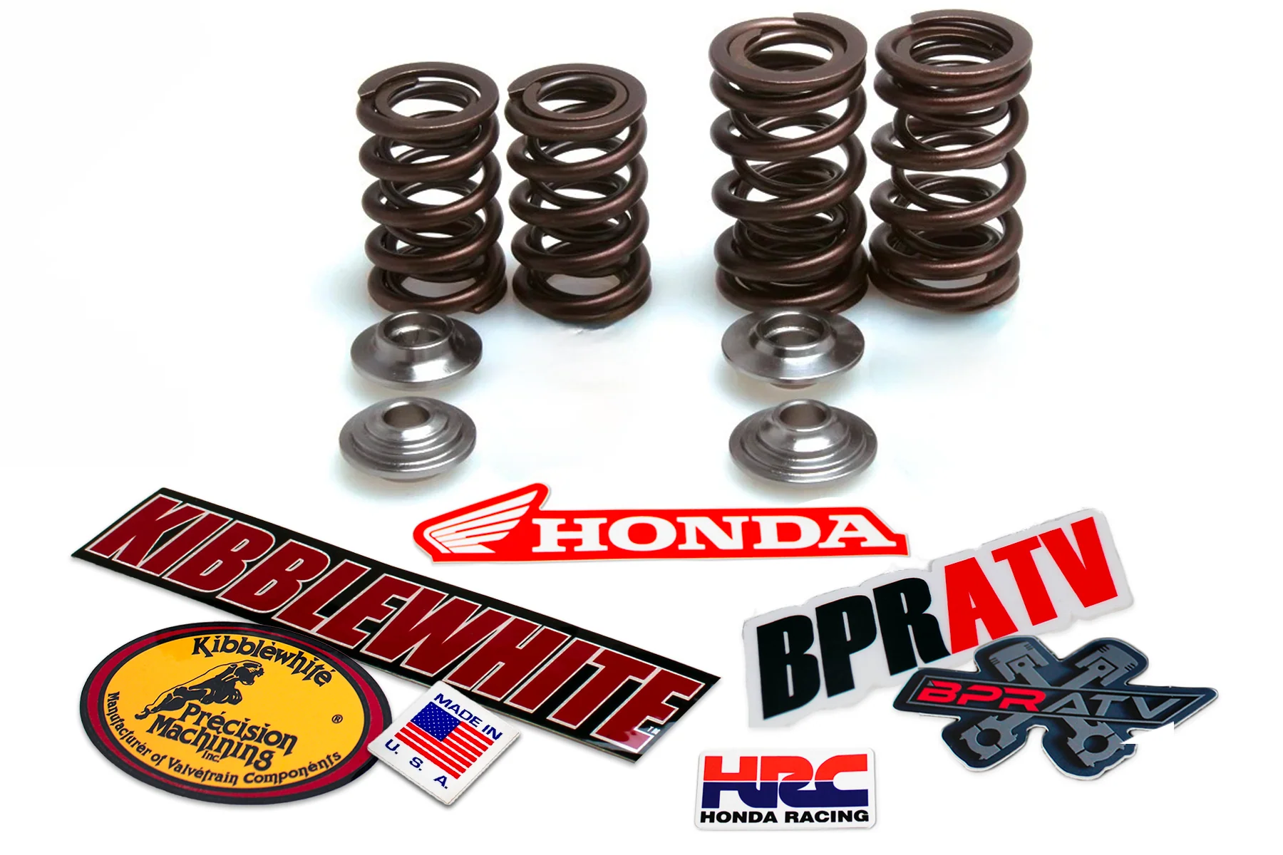 Honda ATC350X 85-86 Kibblewhite Valve Spring Kit RED Seals Titanium Retainers HD - Image 12